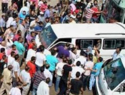 إصابة سائقان بمنطقة حي الشباب بمحافظة القليوبية 