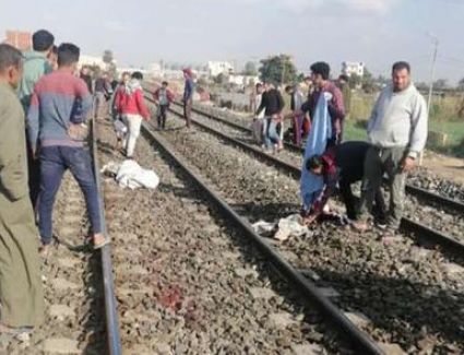 مصرع شخص مجهول الهوية دهساً أسفل عجلات قطار بالمنيا 
