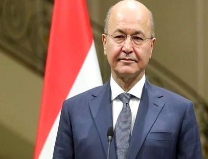 إحتجاجات أمام الرئيس العراقي