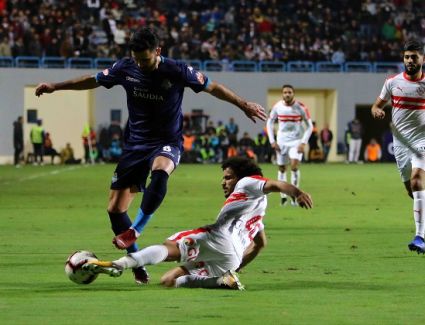 الزمالك وبيراميدز حبايب  تنتهى بالتعادل 3-3