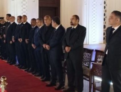 وزير النقل وقيادات "الداخلية" فى عزاء الشهيد ساطع النعمانى 