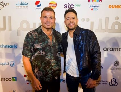 عودة حماقي والهضبة من السعودية بعد إحياء حفلة ختام موسم الرياض