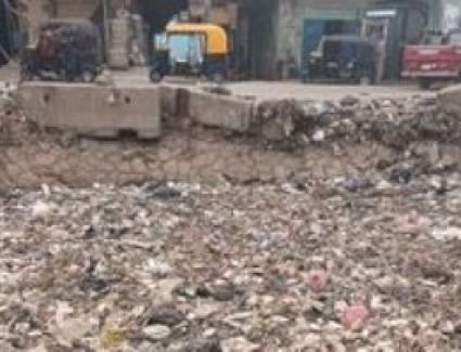 أهالى قرية كفر سرنجا بالدقهلية يطالبون بتطهير الترعة من القمامة.. والمحافظ يرد