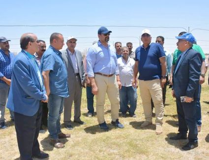  كتب حسن امام /تجربة إرشادية للري المطري في 5 أفدنة بالوادي الجديد