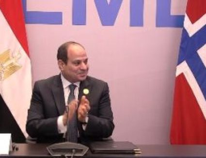 الرئيس السيسي يعلن إطلاق المرحلة الأولى لمحطة إنتاج الهيدروجين الأخضر