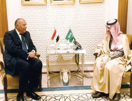 تنسيق مصرى ــ سعودى لحماية الأمن القومى العربى القاهرة تدين استهداف الحوثى الممرات الملاحية.. والرياض تدعم الأمن المائى المصرى