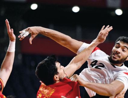 منتخب اليد يؤدى مرانه الأساسى استعدادا لمواجهة كرواتيا بالمونديال