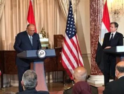 أنتوني بلينكن يصل مقر الخارجية لإجراء مباحثات مع الوزير سامح شكرى