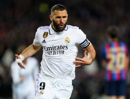 بنزيما يقود هجوم ريال مدريد بنهائي كأس ملك إسبانيا