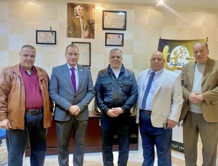 عدسة  انباء الدول العربية من داخل مقر مكتب النائب مجاهد نصار