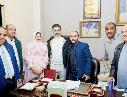 الاعلامي سيد العايق يهنئ  مصطفى و غاده بعقد القران