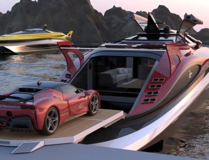 فيراري تطلق مشروع يخت سباق تجريبي لاختبار تكنولوجيا جديدة