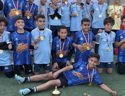 براعم نادى الداخلية لكورة القدم  تتزين بالبطولات 