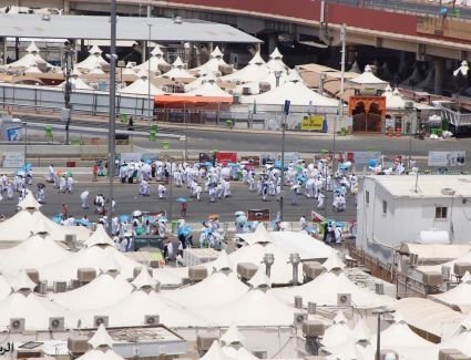 اكتمال وصول حجاج بيت الله الحرام إلى مشعر منى لقضاء يوم التروية